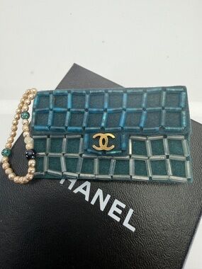 Chanel Choco Bar Matelassé Bag Motif Brooch